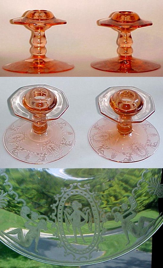 Heisey # 114 Pluto Candleholder