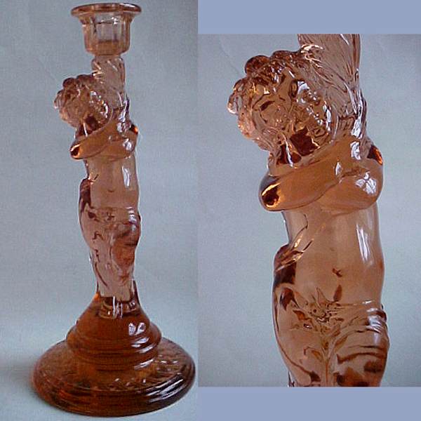 Heisey # 111 Cherub Candlestick