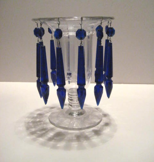Heisey #1183 Revere Vase Candlestick w/ Prisms