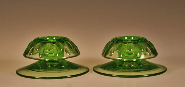 Heisey #1205 Raindrop Candlesticks