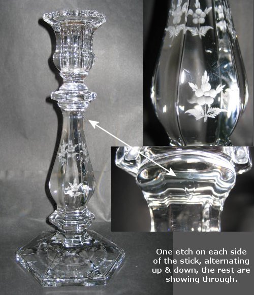 Heisey #   2 Old Williamsburg Candlestick