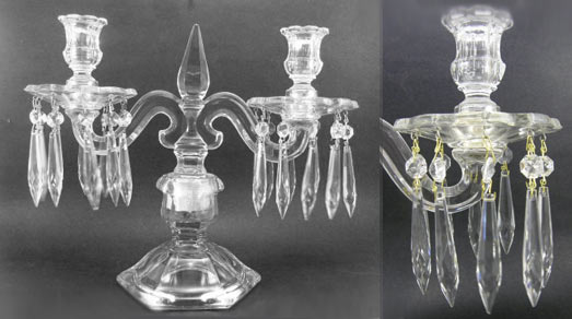 Heisey # 301 Old Williamsburg Short Candelabrum