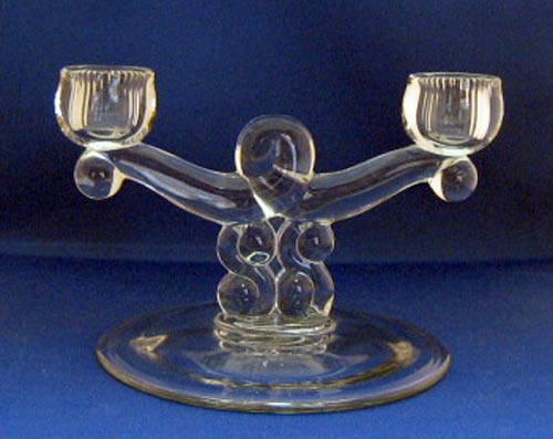 Heisey #1541 Athena Duo Candleholder