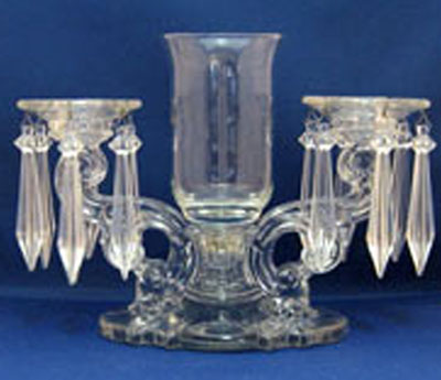 Heisey #1513 Baroque 3 Light Candleholder
