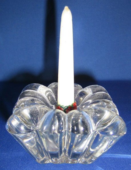 Heisey #1503 Crystolite Candleholder