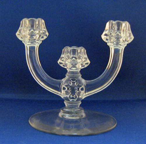 Heisey #1506 Provincial Triple Candleholder