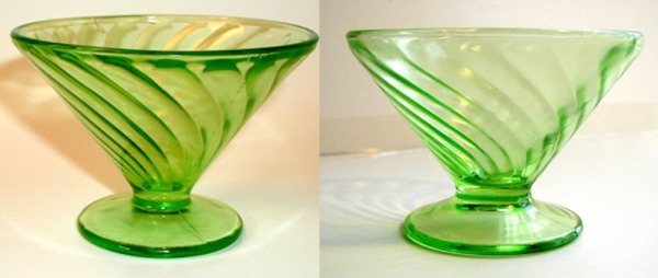Federal vs. Hocking Spiral Sherbets