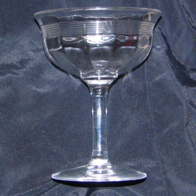 Duncan & Miller #  83 Tavern Saucer Champagne