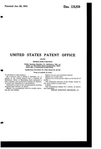 Maryland Glass Corporation Bottle Design Patent D124920-2