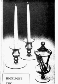 Louie Glass Functional Elegance Advertisement
