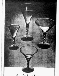 Louie Glass Twist Stems Advertisement