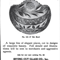 Irving Cut Glass Co. Advertisement