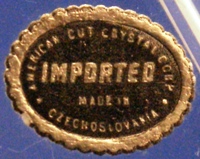 American Cut Crystal Label