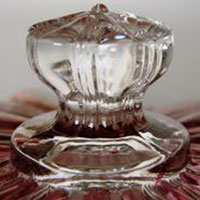 Finial on Unknown Ruby-Stained Candy Box
