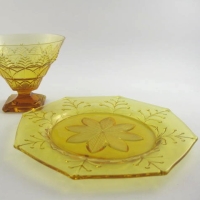 Pukeberg Tumbler & Plate