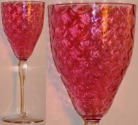 Pukeberg Bi-Color Fan Goblet