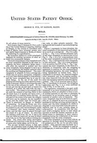 Fox Mold Patent  619554-3