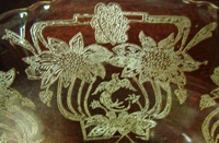 Unknown Bird, Flower, & Heart Etch