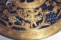 Unknown Cupid Gold Encrusted Decoration