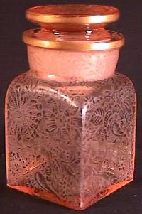 Unknown Brocade Etch on Westmoreland Bottle