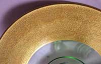 Unknown Gold Encrusted Border Etch