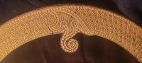 Unknown Gold Encrusted Border Etch