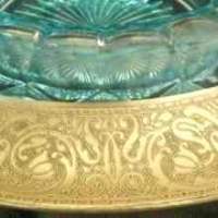 Unknown Gold Encrusted Border Etch
