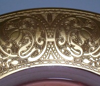 Unknown Gold Encrusted Border Etch