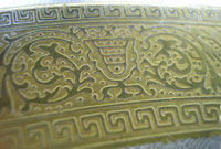 Unknown Gold Encrusted Border Etch