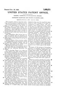 Ransburg Chewing Gum Glass Decoration Patent 1608670-2
