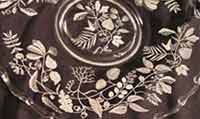 Fostoria #   6 Lacy Leaf Crystal Print