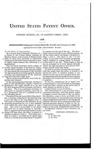 Belmont Jar Patent  615453-2