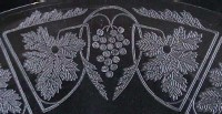 Unknown Grape Etch on New Martinsville Bowl