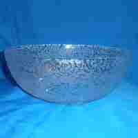 Paden City Frost Brocade Etch