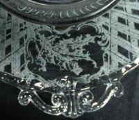 Paden City Scottish Thistle Etch