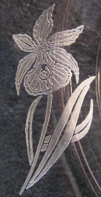 Paden City Baby Orchid Etch
