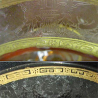 Lotus # 901 Grecian Etch Closeup
