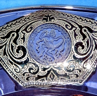 Lotus Salome Silver Encrusted Etch