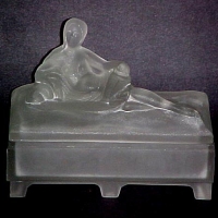 American Glass Cleopatra III Powder Box