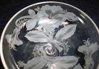 Dorflinger Kalana Pansy Etch