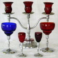 New Martinsville "Moondrops" or Georgian / Farberware Collection