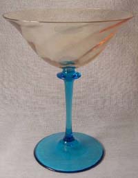 Theresienthal Glass Garda Bi-Color Stem