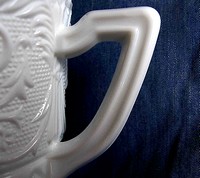 Tiffin #741 White Lace Creamer Handle