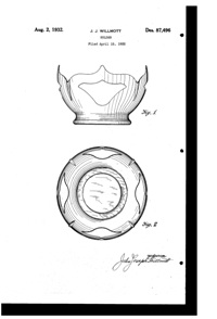 Farber Holder Design Patent D 87496-1
