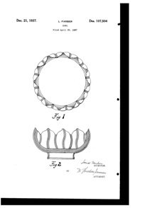 Farber Bowl Design Patent D107504-1