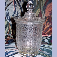 Filkins Studios #609 Marmalade w/ Glacier Etch on Duncan & Miller # 91