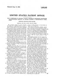 Beardslee Chandelier Globe Holder Patent 1818163-3