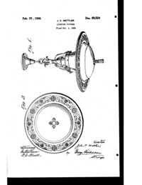 Beardslee Chandelier Light Fixture Design Patent D 69524-1