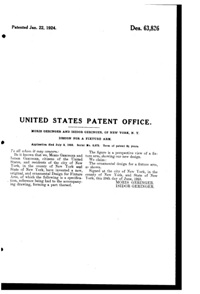 Geringer Lighting Fixture Mfg. Light Fixture Arm Design Patent D 63826-2