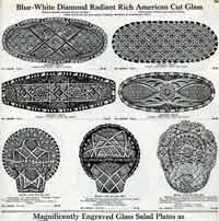 Ft Dearborn 1926 Catalog Page Cut Glass